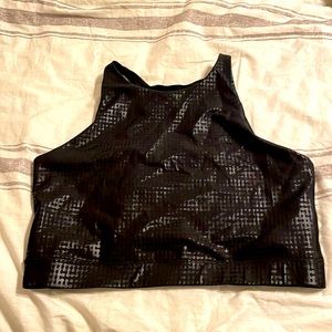 Peloton black digital foil sports bra - size  XL